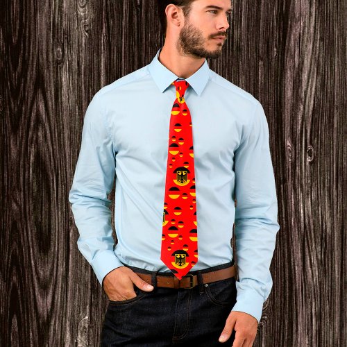 German Flag  Germany travel business sports Nec Neck Tie