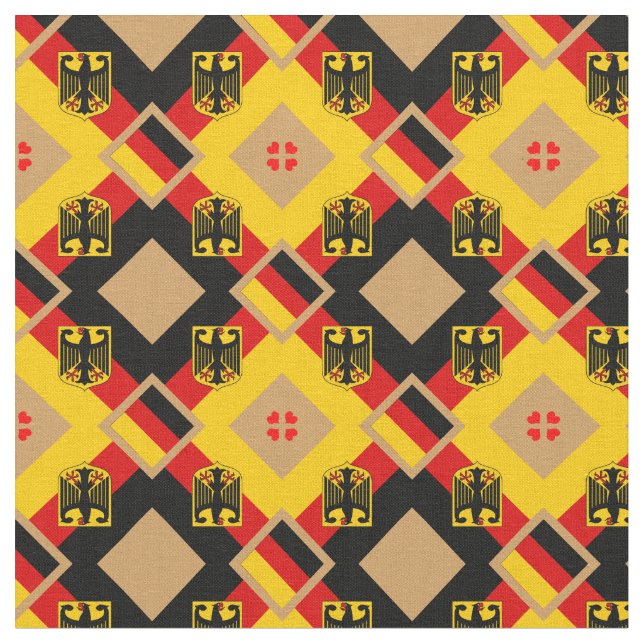 German Flag & Germany Trendy Fabric fashion (Close Up)
