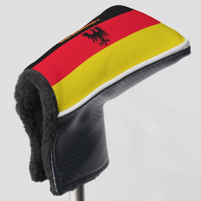 German flag golf head cover (3/4 Front)