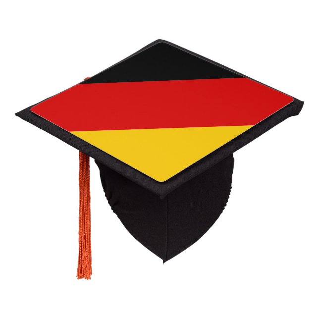 German Flag Graduation Cap Topper (Angled)