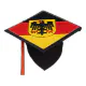 German flag graduation cap topper | Zazzle
