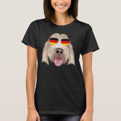 German Flag Grand Basset Griffon Vendeen Dog Germa T-Shirt