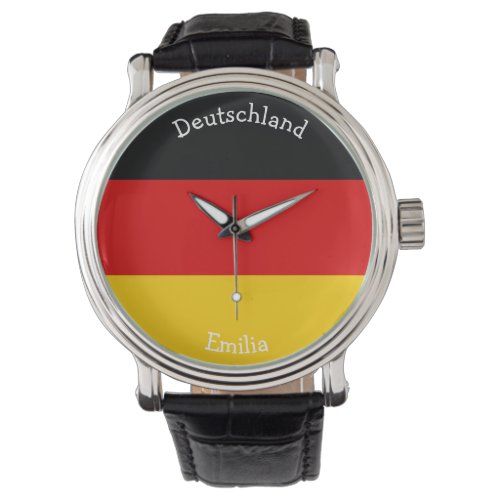 German Flag graphic Watch