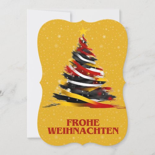 german flag inspired christmas card