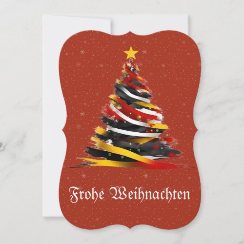 german flag inspired christmas card