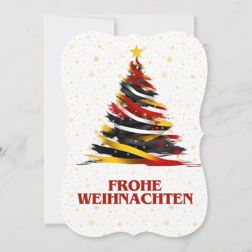 german flag inspired christmas card