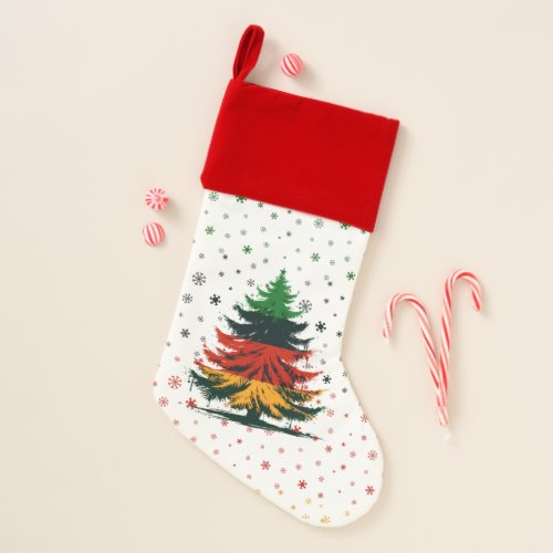 german flag inspired christmas stocking