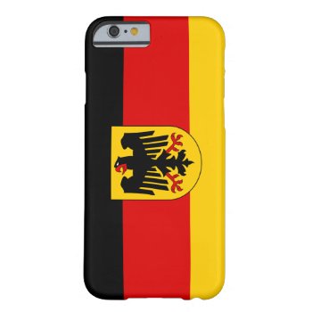 German Flag Iphone 6 Case by cloudcover at Zazzle