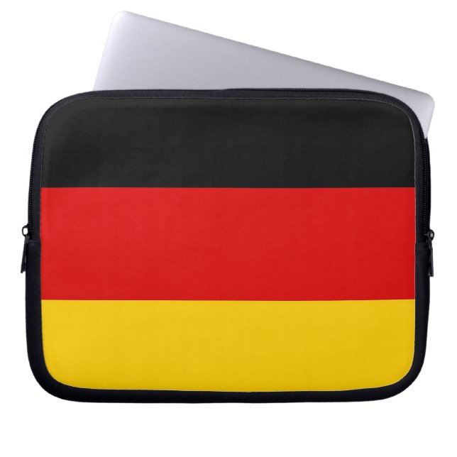 German Flag Laptop Sleeve (Front)