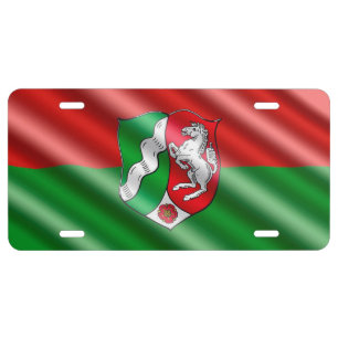 German Flag License Plate