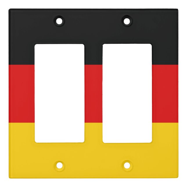 German flag light switch cover (Front)