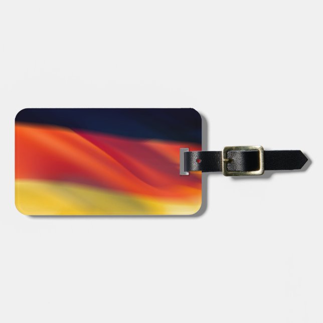 German Flag Luggage Tag (Front Horizontal)