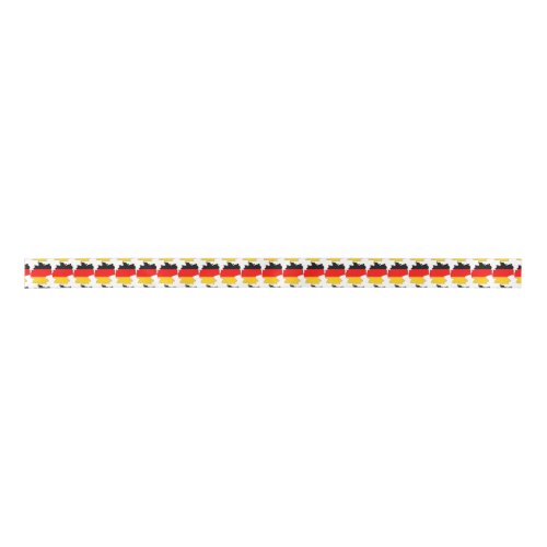 German Flag Map Satin Ribbon