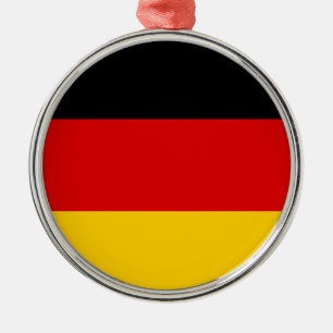 German flag metal ornament