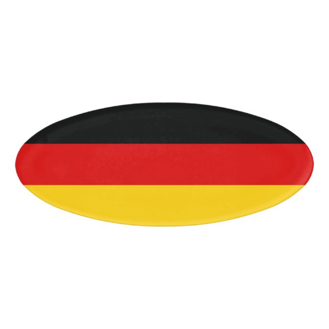 German flag name tag (Front)