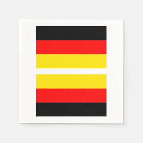 German Flag Napkin
