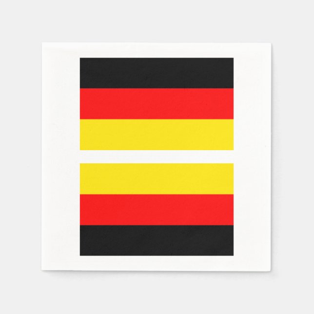 German Flag Napkin (Front)