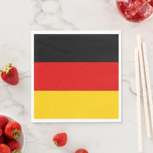 German flag napkins