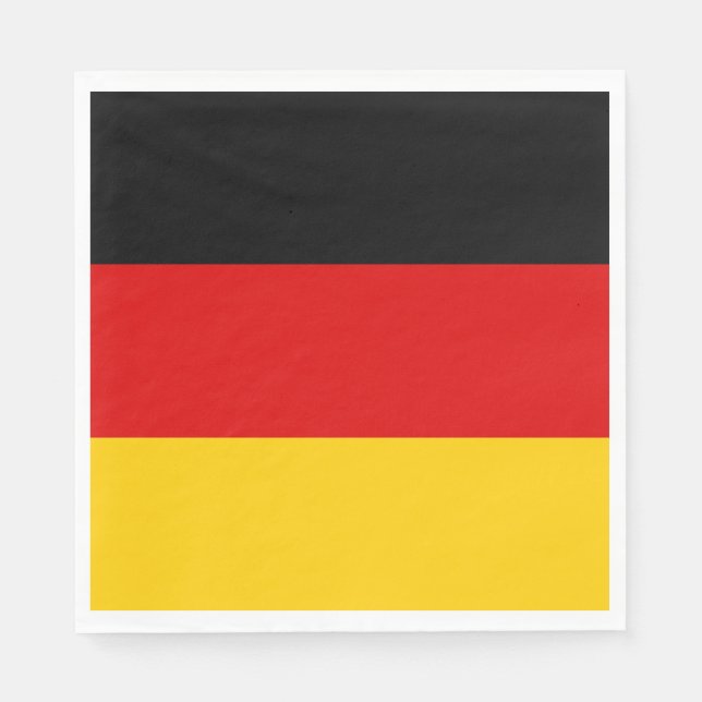 German Flag Napkins (Front)