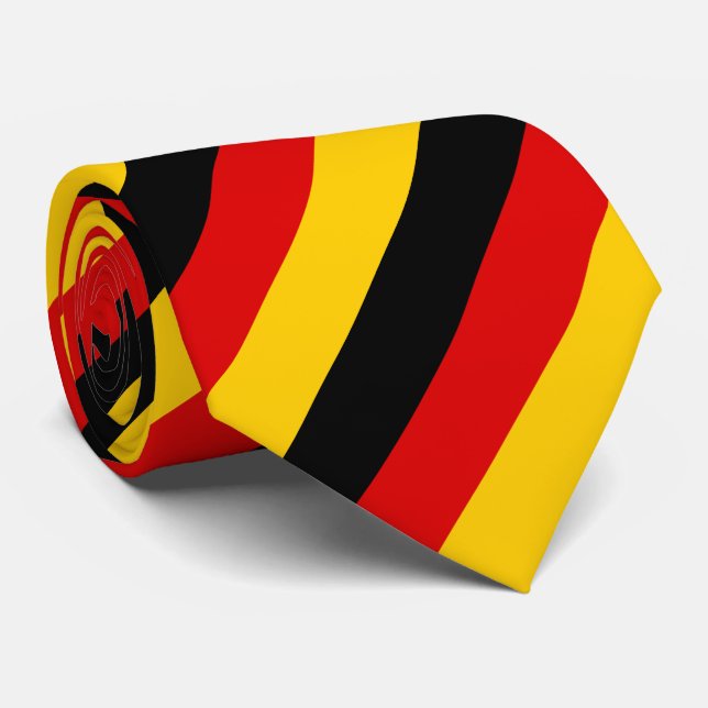 German Flag Neck Tie (Rolled)
