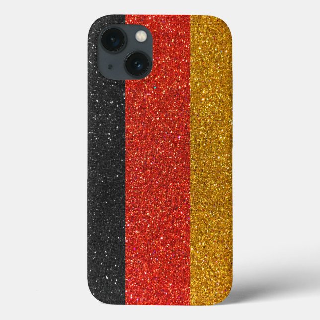 German Flag of Germany Berlin Glitter Stylish Case-Mate iPhone Case (Back)