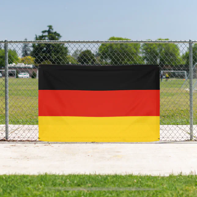 German flag of Germany custom banner sign | Zazzle