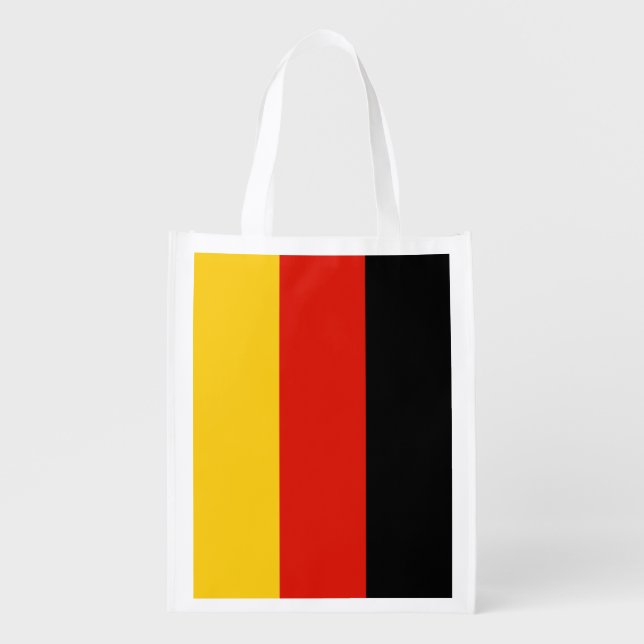 German flag of Germany grocery shopping bag (Front)