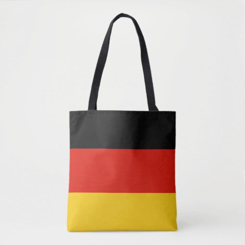 German flag of Germany shopping tote bags