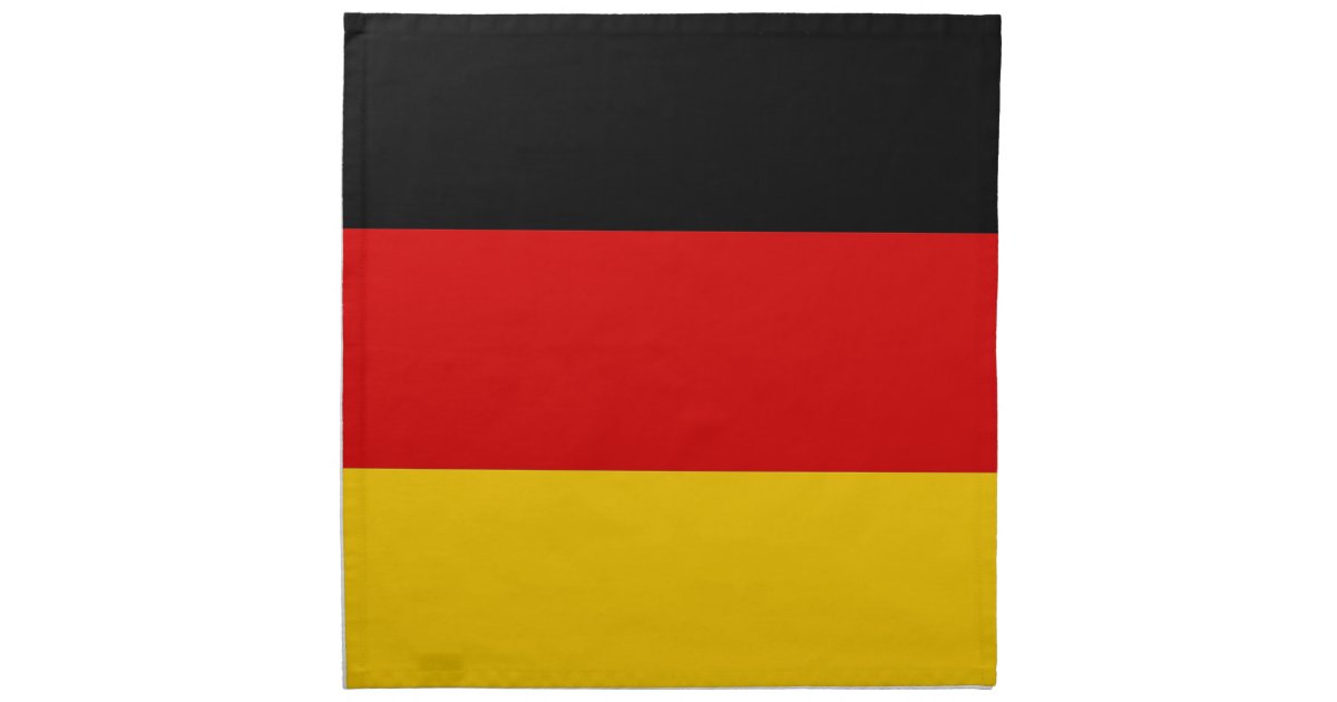 German Flag on MoJo Napkin Zazzle