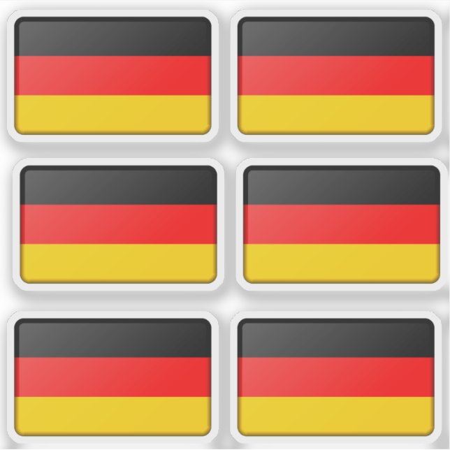 German Flag Pack Sticker (Front)