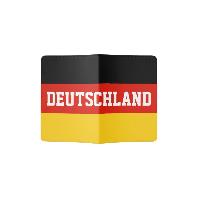 German flag passport holder | Germany pride (Opened)