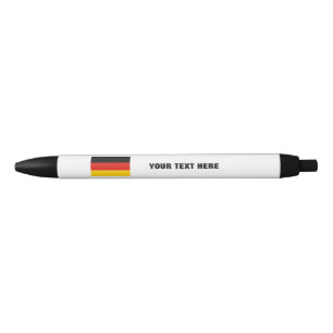German flag pen with custom promo text for Germany