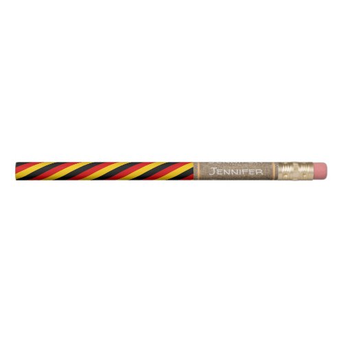 German Flag Pencil  cute Germany  Name