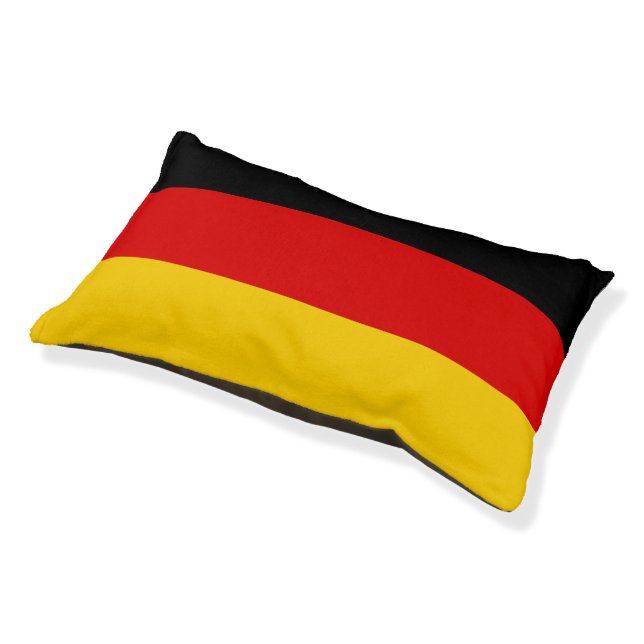 German flag pet bed (Angled)