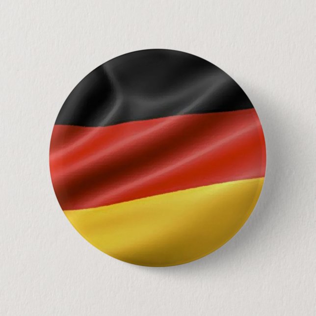 German Flag Pinback Button (Front)