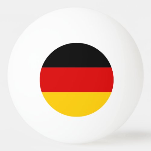 German Flag Ping Pong Ball