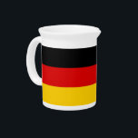 German Flag Pitcher<br><div class="desc">Add a touch of German pride to your beverage collection with our exclusive pitcher featuring the flag of Germany! Crafted with meticulous attention to detail, this pitcher is more than just a functional item; it’s a celebration of Germany’s heritage and cultural pride. The elegant design prominently displays the iconic German...</div>