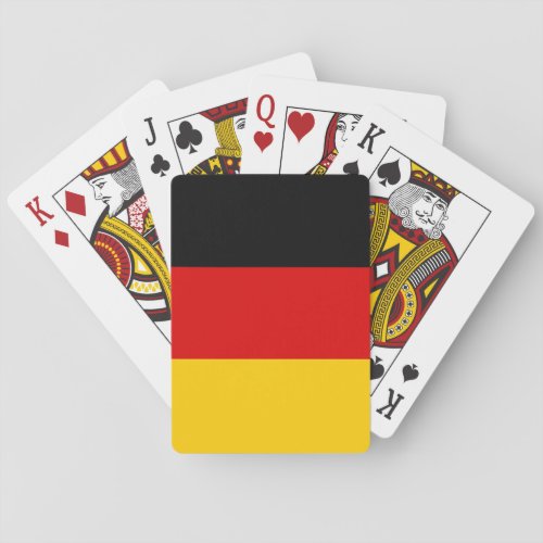 German Flag Playing Cards