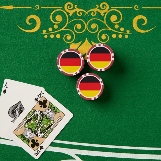 German flag poker chips (Poker Table (Stack))