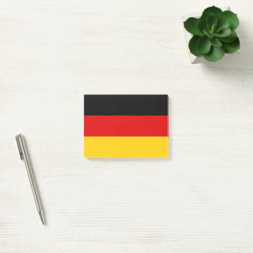 German flag post_it notes