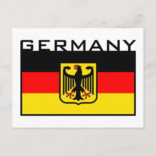 German Flag Postcard (Front)