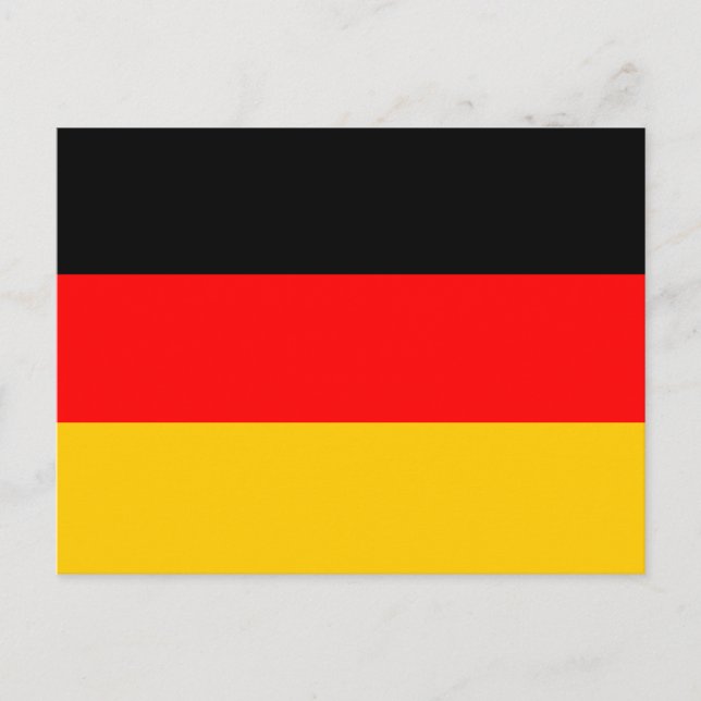 German Flag Postcard (Front)