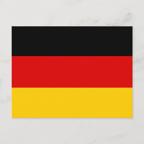German Flag Postcard
