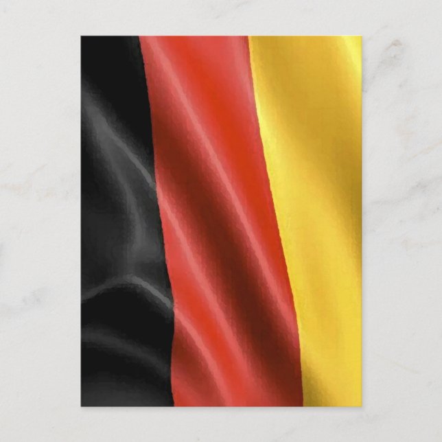 German Flag Postcard (Front)