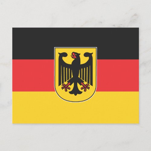 German Flag Postcard