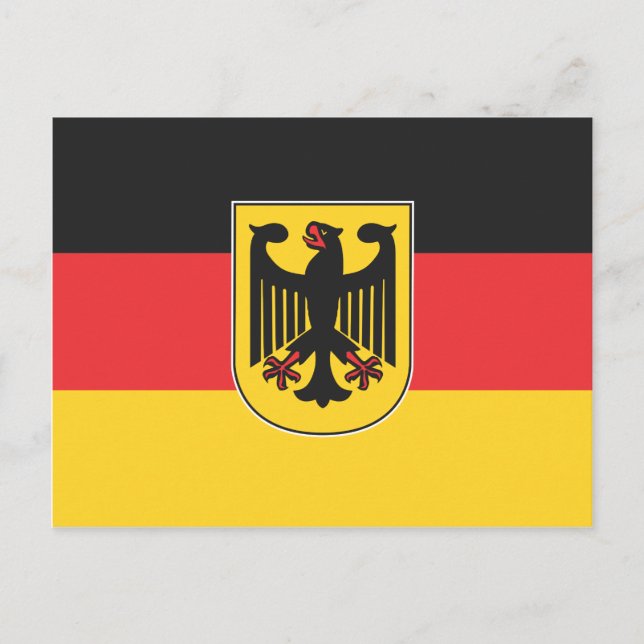 German Flag Postcard (Front)