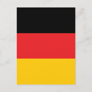 German flag postcard