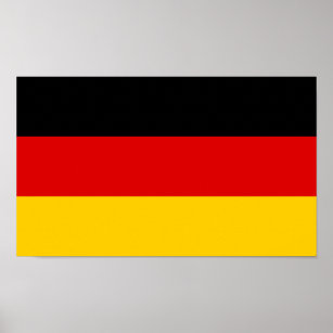 German Flag Poster