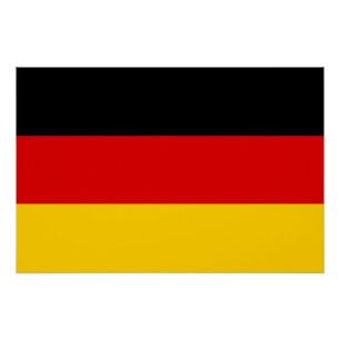 German Flag Poster