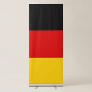 German flag retractable banner